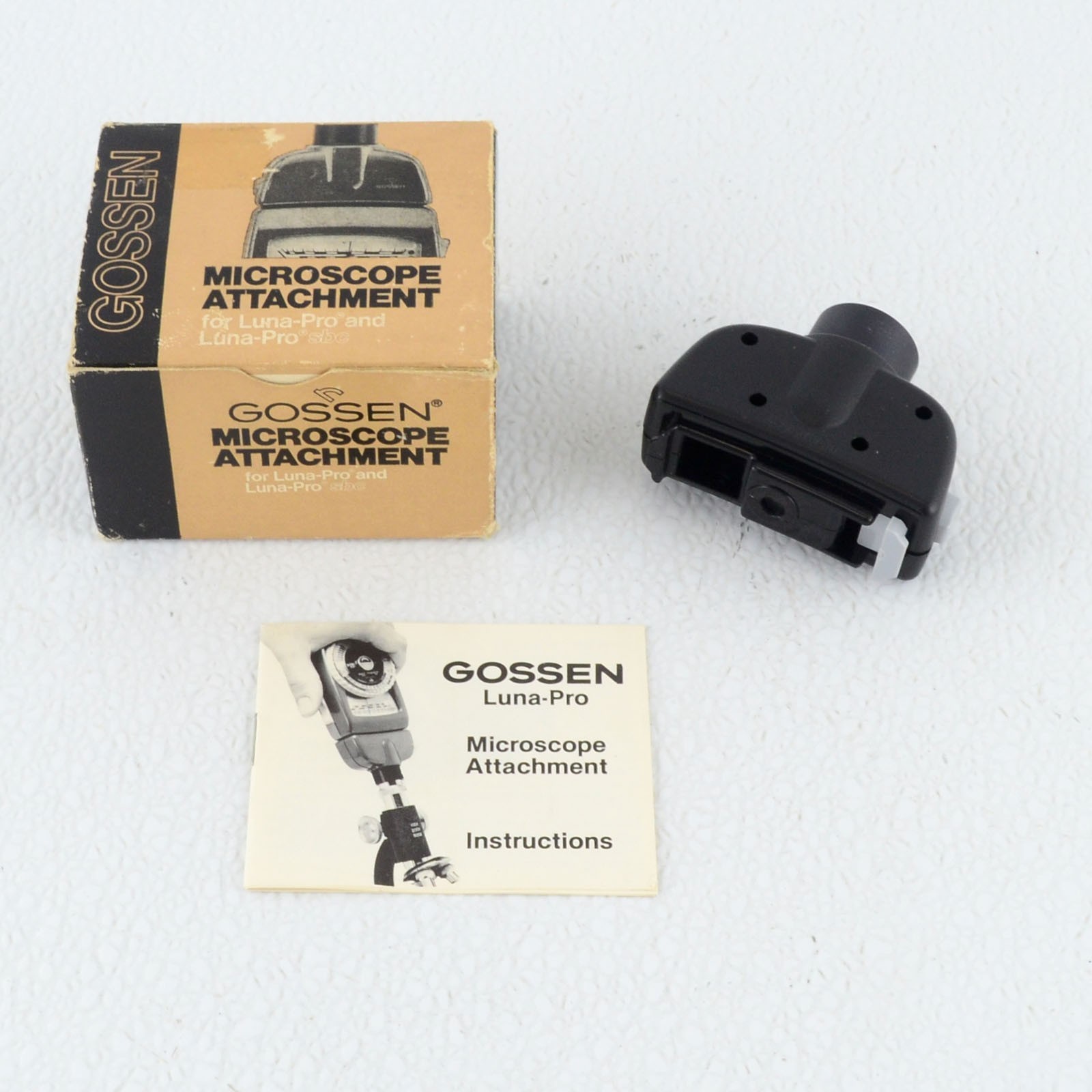 Gossen Microscope Attachment for Luna-Pro & Luna-Pro sbc Meters – NOS Boxed