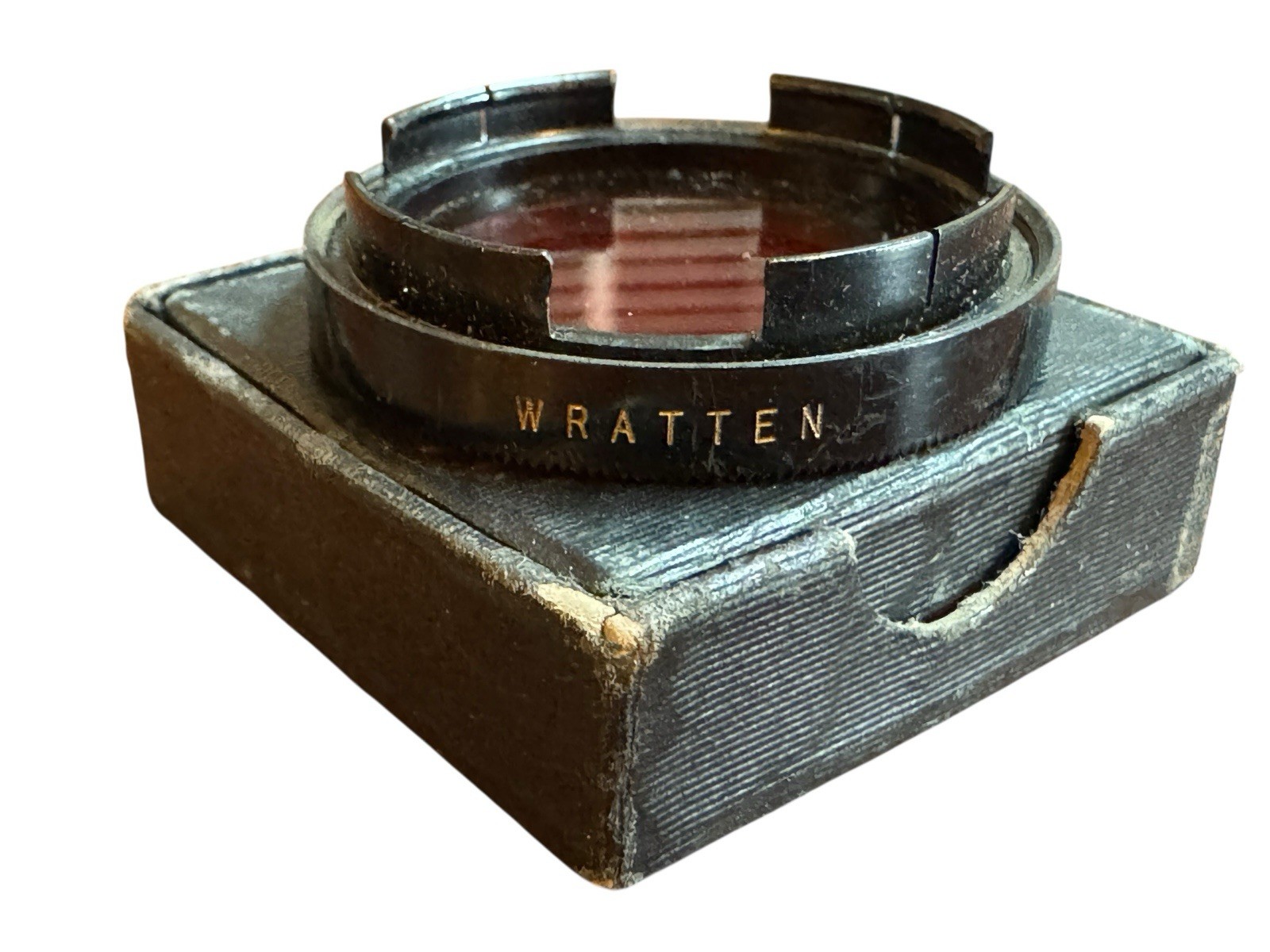 Vintage Eastman Kodak Wratten Filter Red w/Box