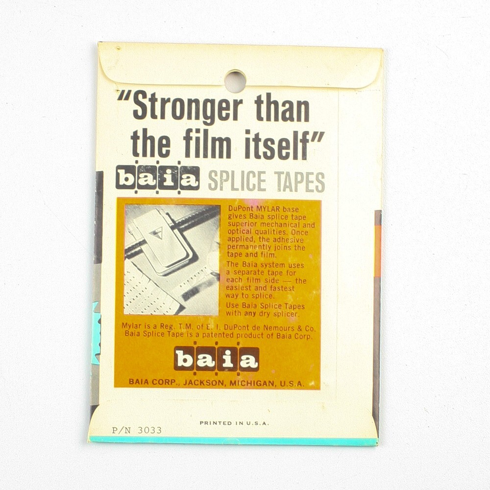Baia Super 8 Slice Tapes – For All Film… – Vintage Envelope + Tape