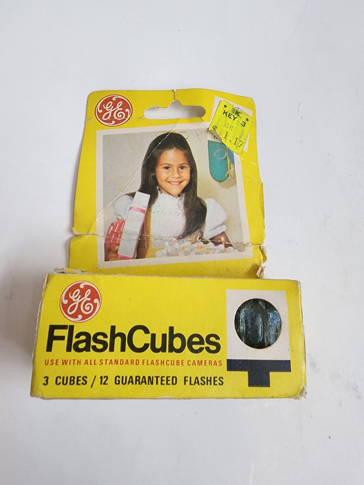 GE FlashCubes Original Box Vintage Made In USA 3 Cubs