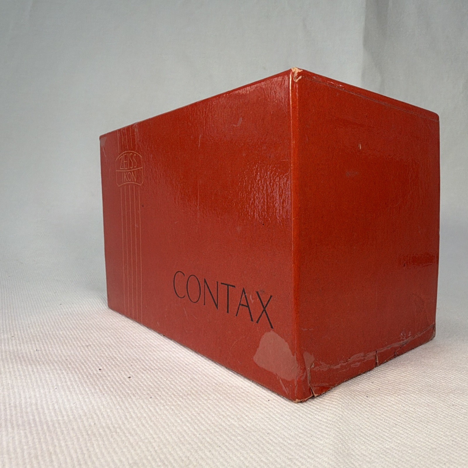 ZEISS IKON Contax Camera Box with Guarantee Card, For Contax
