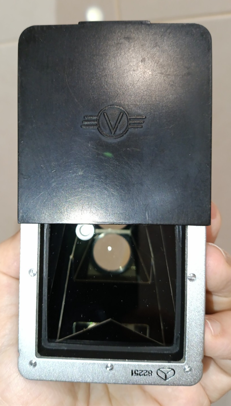 Vtg rare USSR prismatic viewfinder for cameras Salut-S Kyiv-88 type Hasselblad
