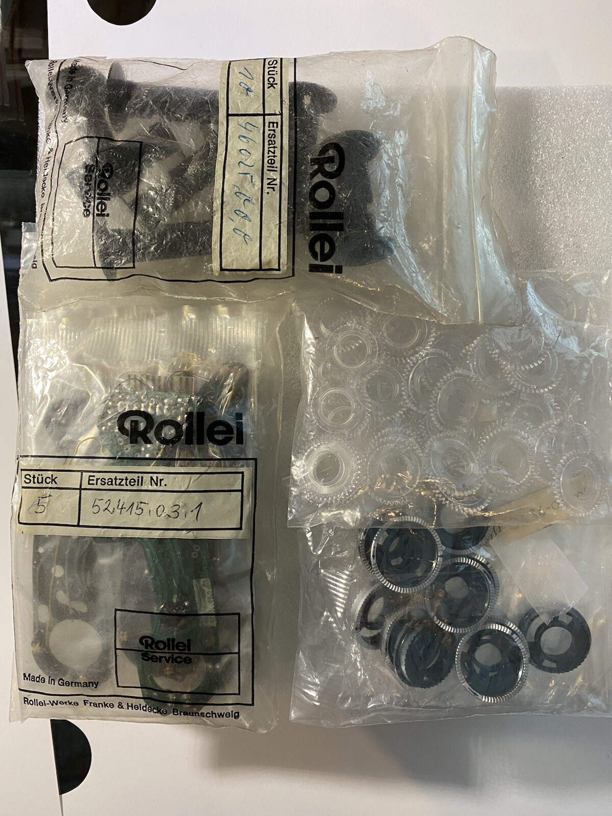 Rolleiflex SL 35, Rollei 35, Genuine / Original Parts, LOT SOLD AS SHOWS
