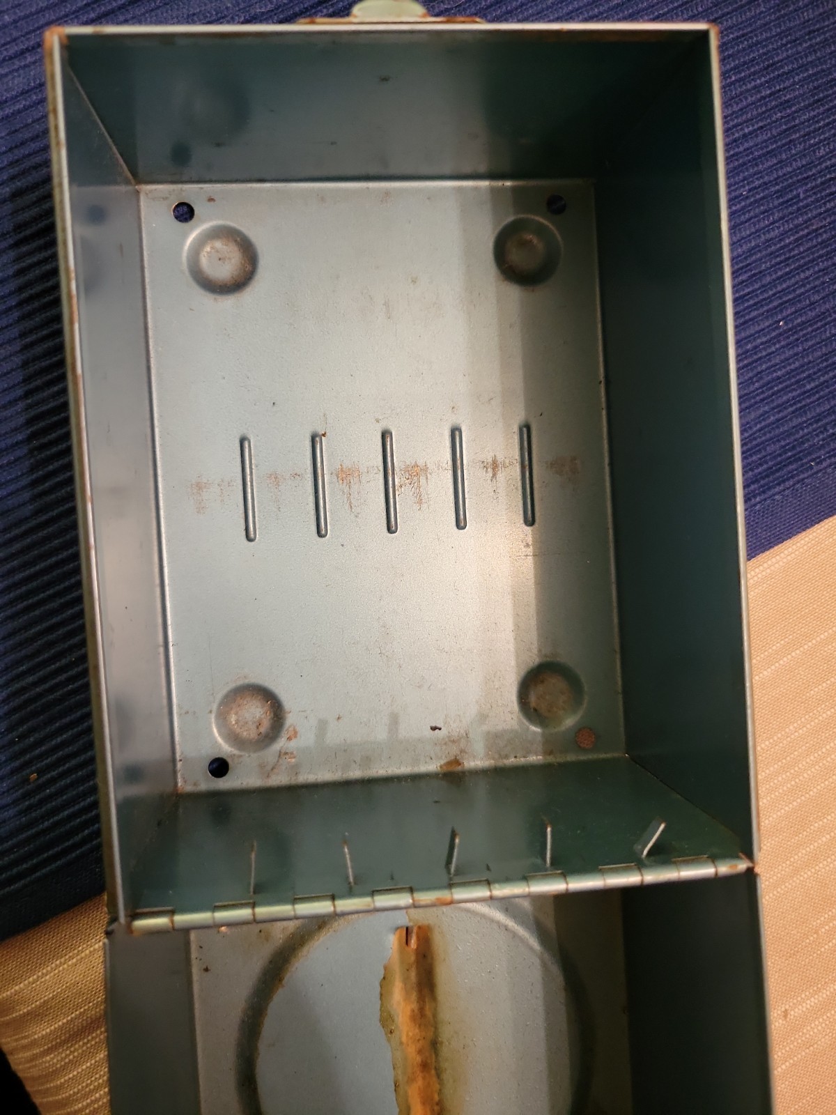 Vintage Kmart Metal Reel Storage Film Case Box
