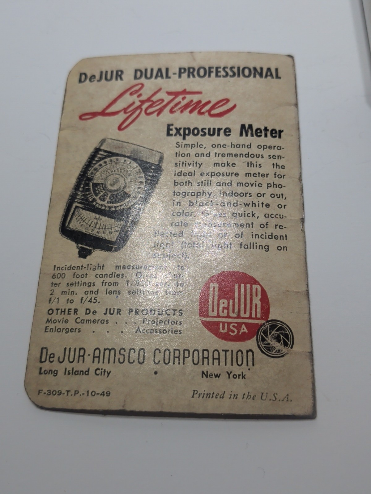 ✨VINTAGE✨ Kalart Safety First De Luxe Speed Flash Unit With Box