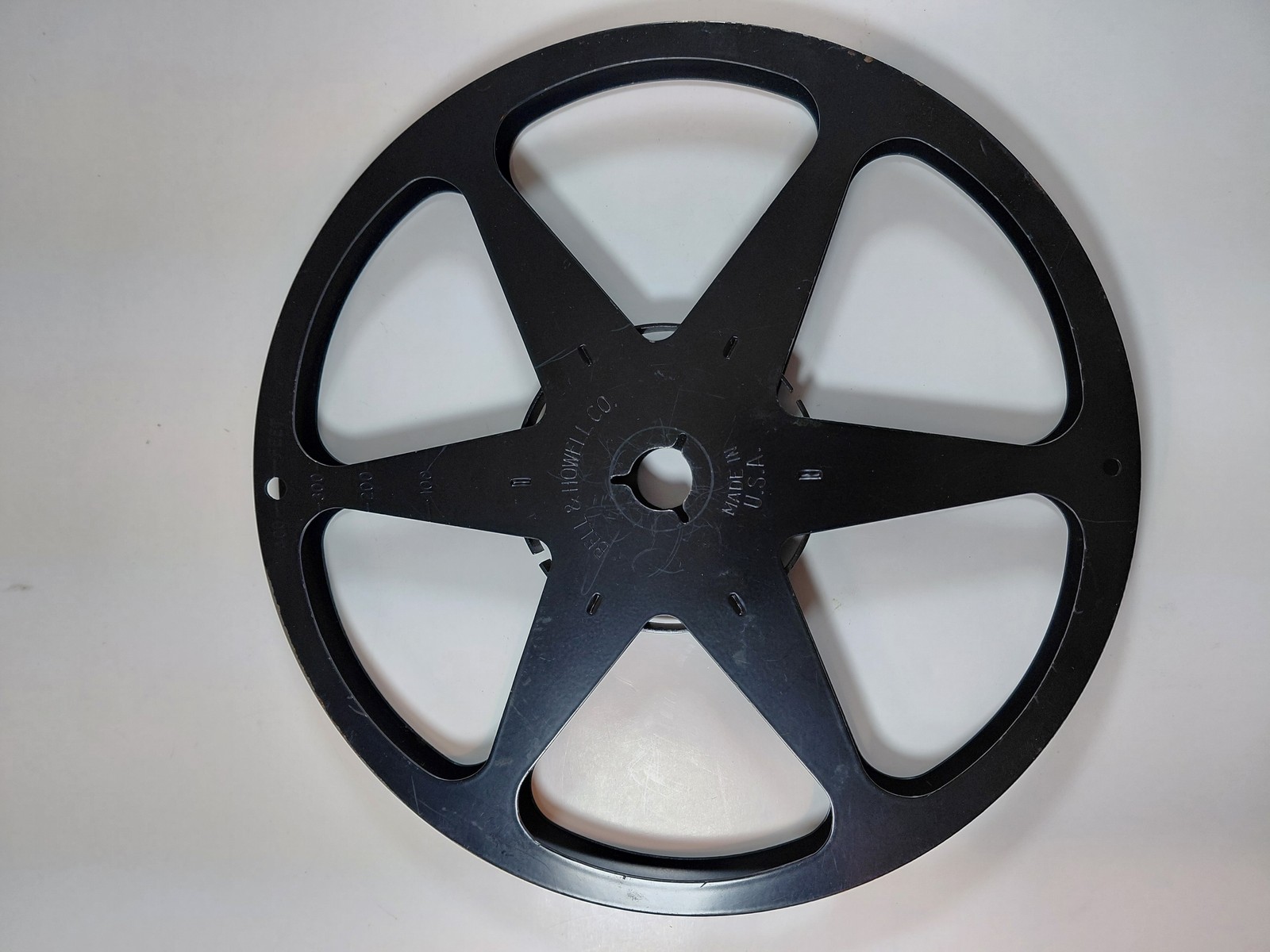 Vintage Bell & Howell 7″ Black Plastic 400ft 600ft Movie Film Reel 8mm Super 8