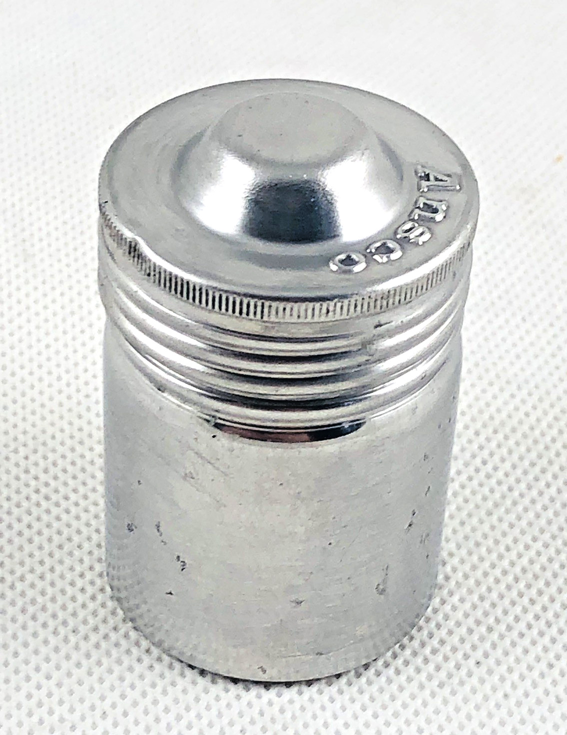 Vintage 35mm Adox and Ansco Aluminum Screw Top Film Canisters