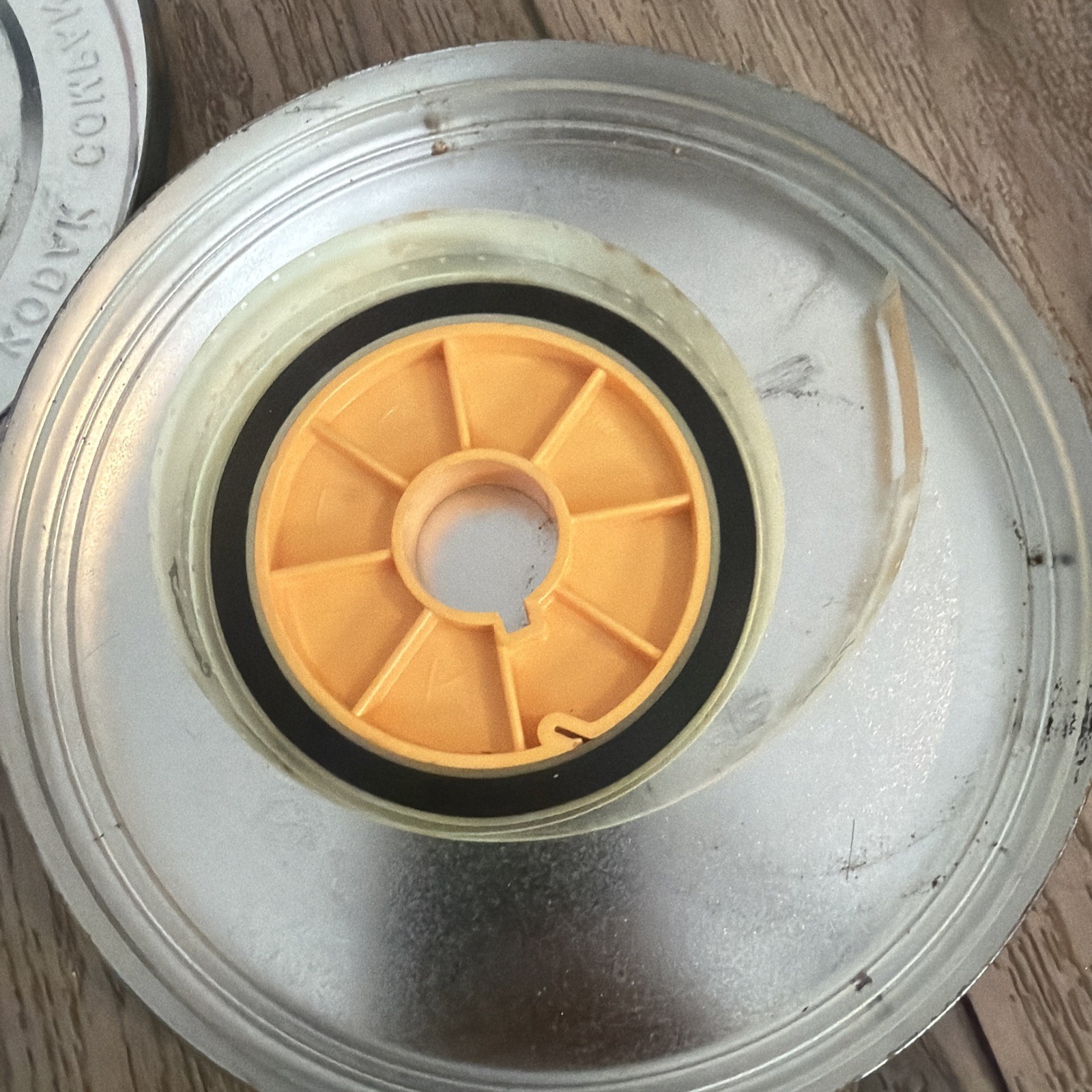 Vintage Eastman Kodak Empty Metal Film Canister Tin