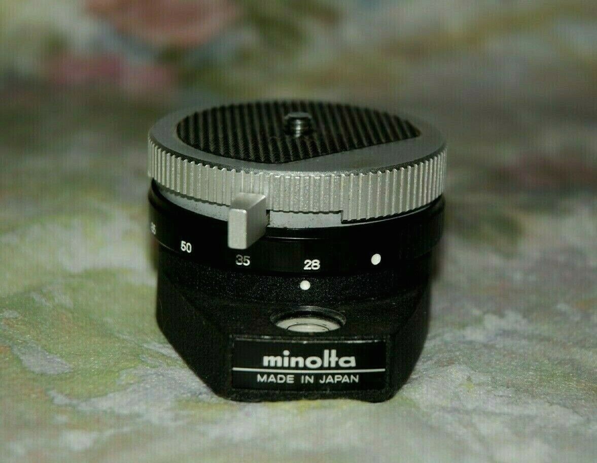 MINOLTA PANORAMA TRIPOD CAMERA HEAD II Very Nice Condition!