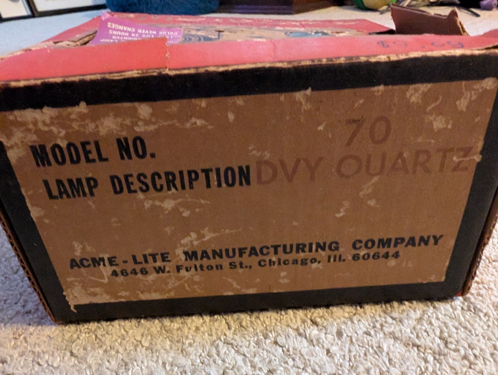 Vintage GE Acme-Lite Cameralite Model 70 for Super 8 Cameras (Tested)