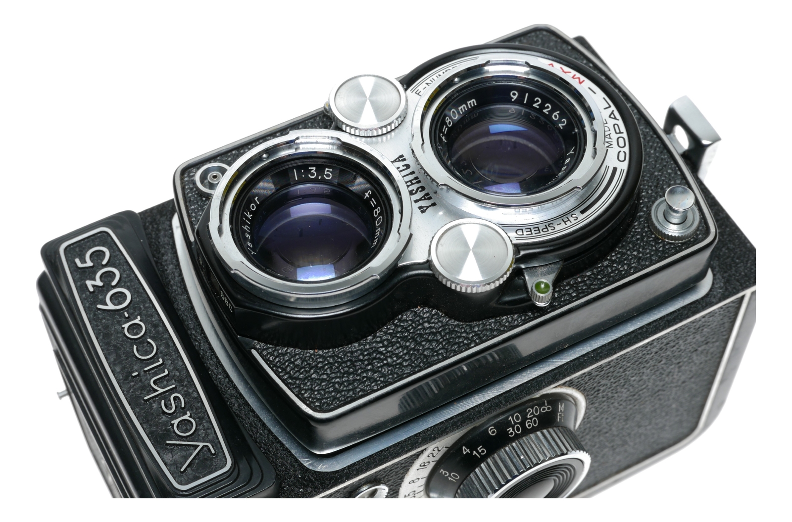 Yashica-635 Dual Format TLR Film Camera Yashikor 3.5/80mm