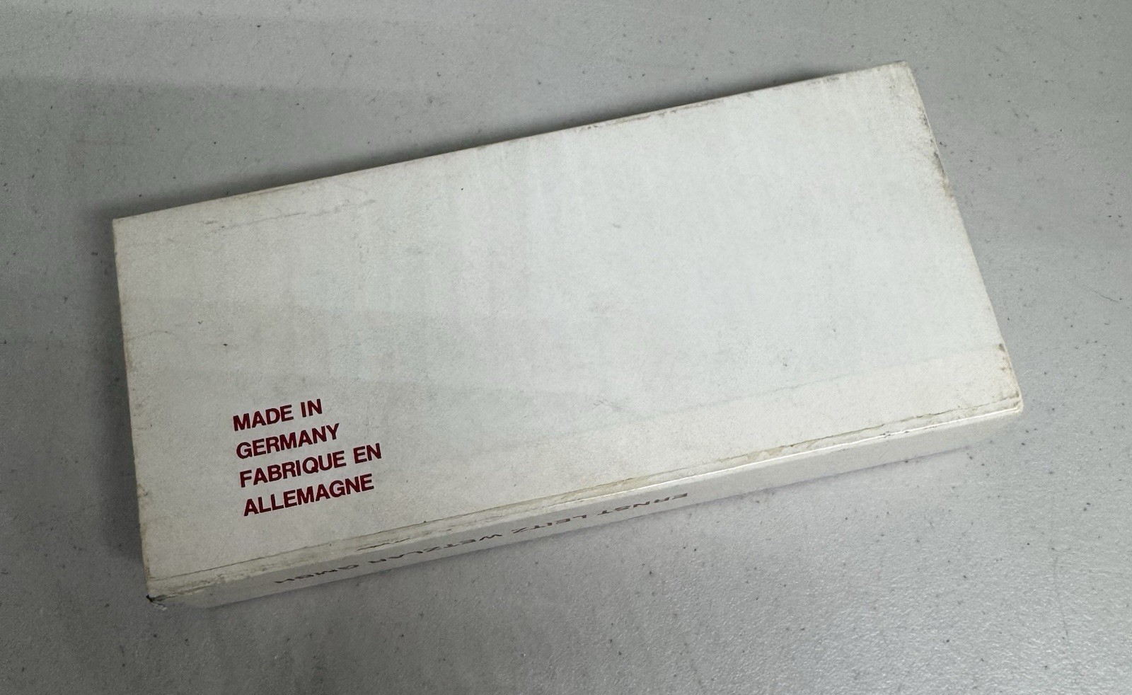 Vintage Leitz Wetzlar Leica 14100 Table Tripod- EMPTY BOX ONLY- Made in Germany