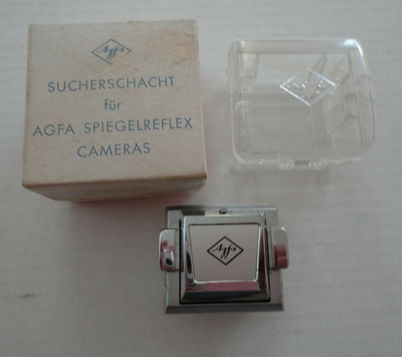 Mint In Box Sucherschacht Spiegelreflex Afga Camera Waist Level Finder 3042/020