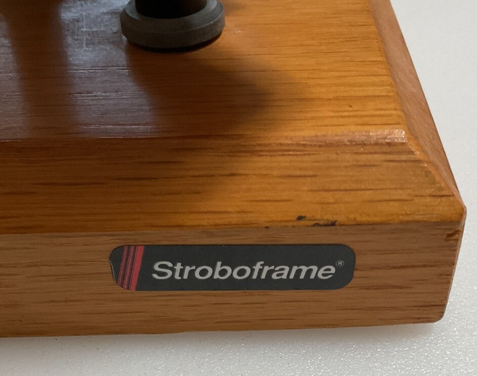 RARE Wooden Camera Salesman Sample Stroboframe Quick Release Set