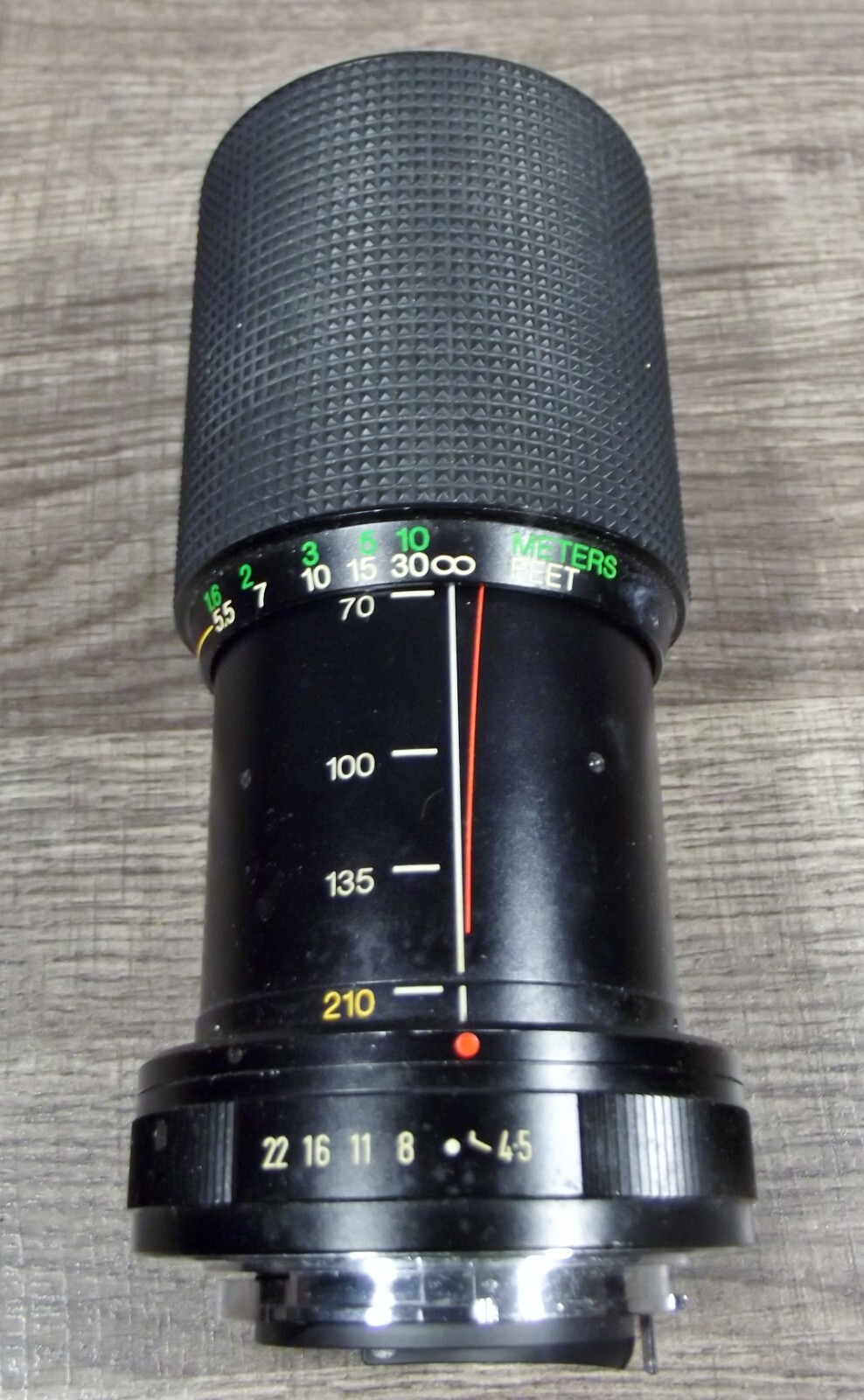Vivitar Macro Focusing Zoom 70-210mm 1:4.5 Camera Lens P/K Mount 52mm Japan