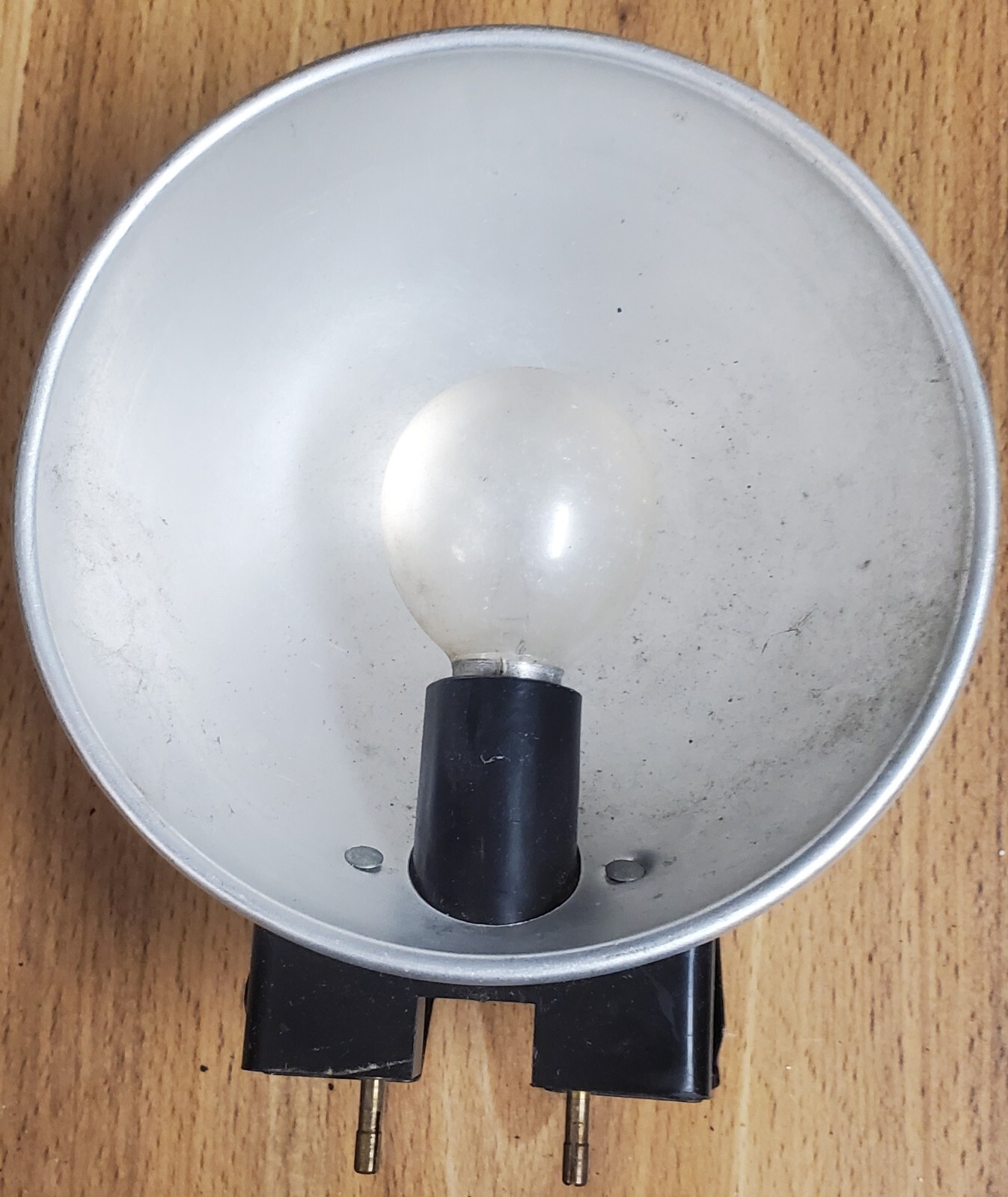 Vintage Aluminum Camera Flash Reflector Unbranded Untested