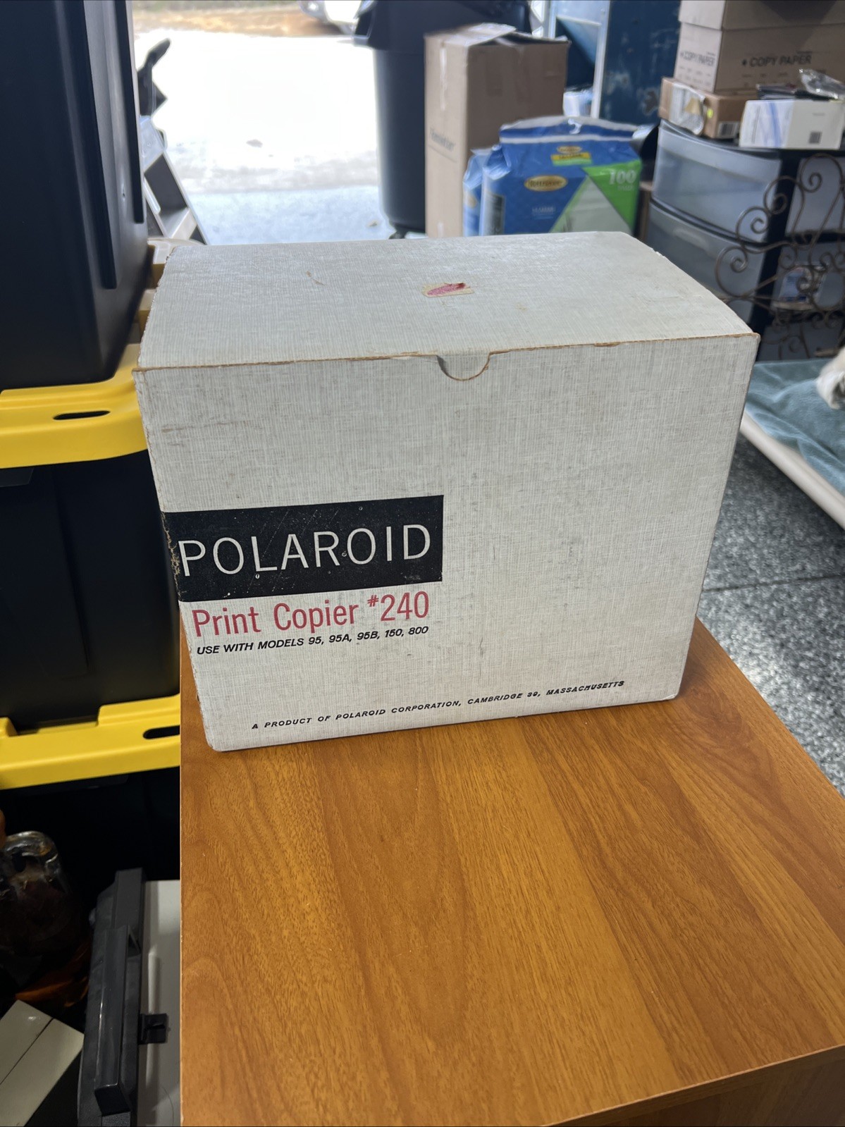 Polaroid Print Copier Model 240 • Vintage 1958 Land Camera Accessory • USA Made
