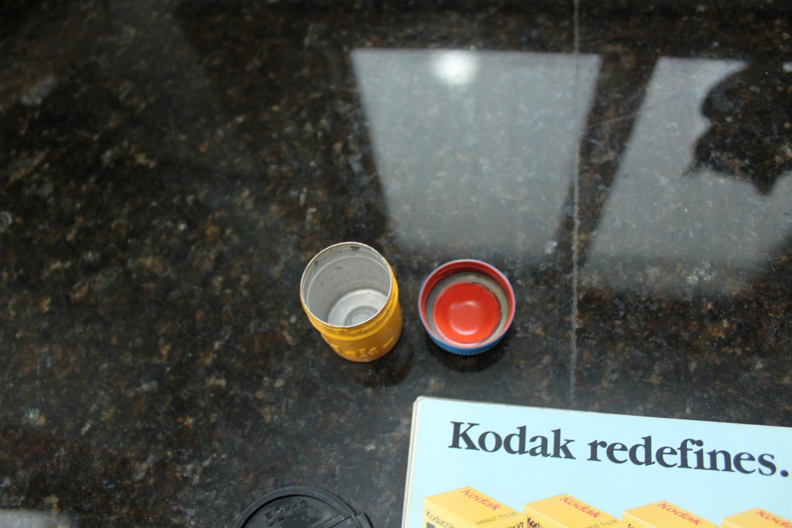 Vintage Lot Of Kodak KodaColor VR Booklet, Kodak Film Tube & Cimko Lens Cap