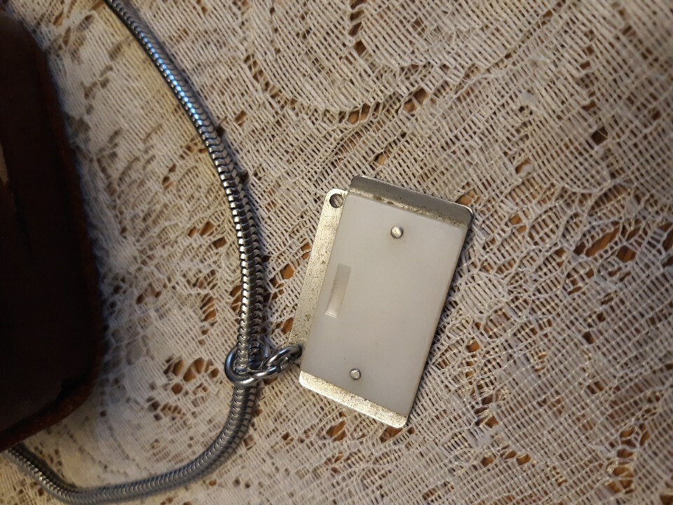 VTG The Argus L3 Lightmeter West Germany Leather Case Chain Palm Size Photograph