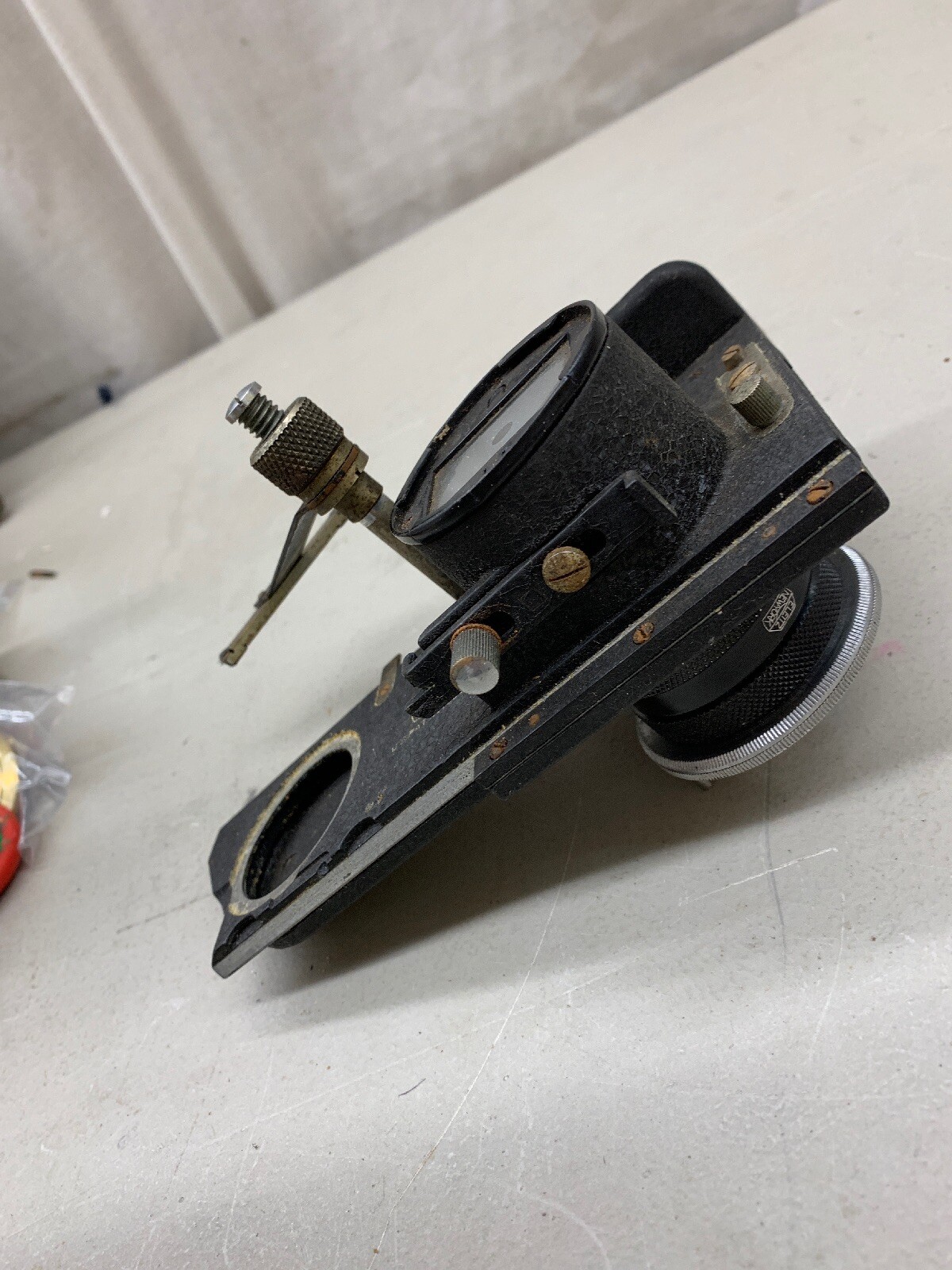 E Leitz inc New York Elmar Camera parts adapter bracket