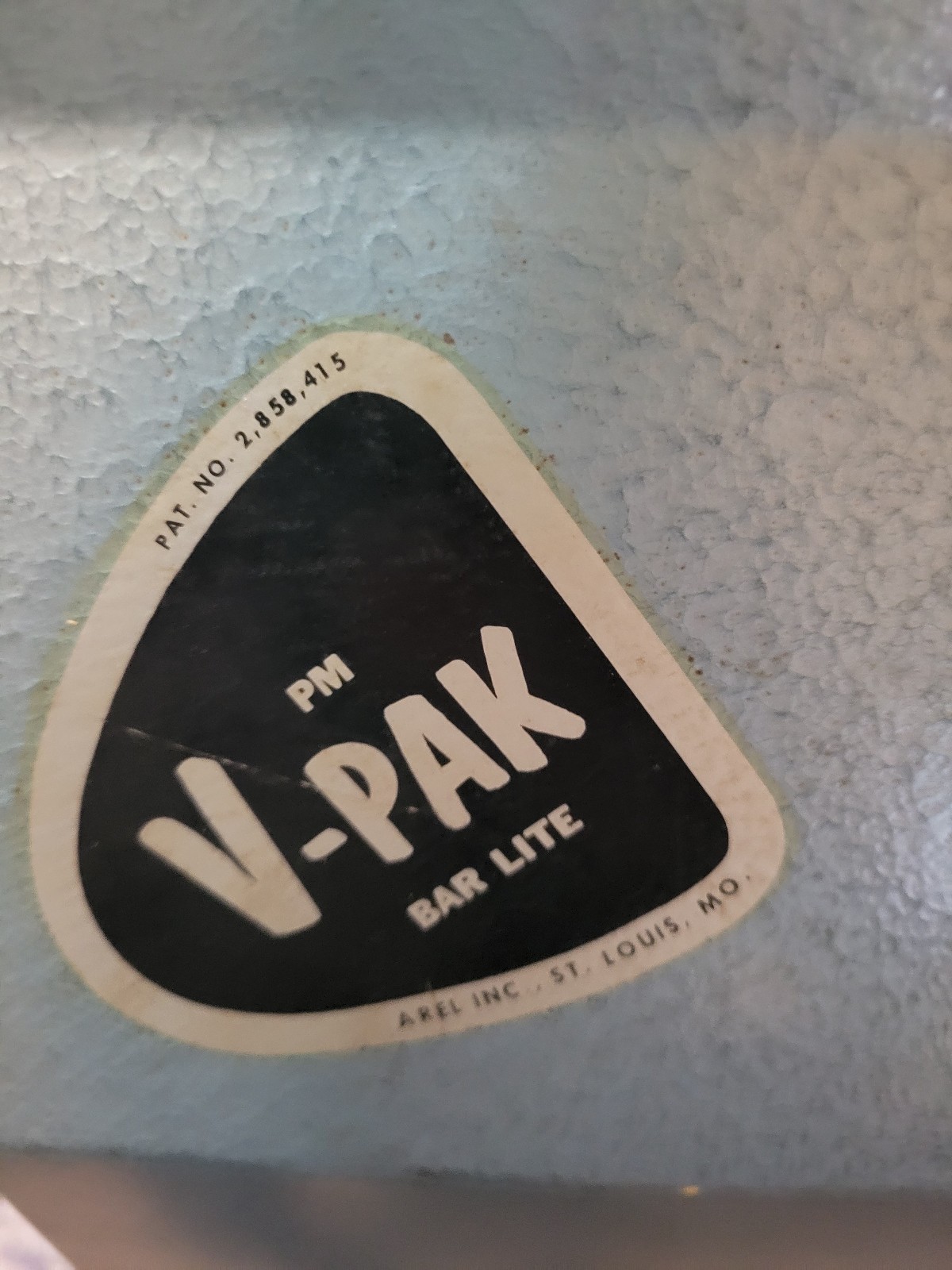 Vintage 1960’s V-PAK Bar Lite – 4 Bulb Light w Case Camera Movie