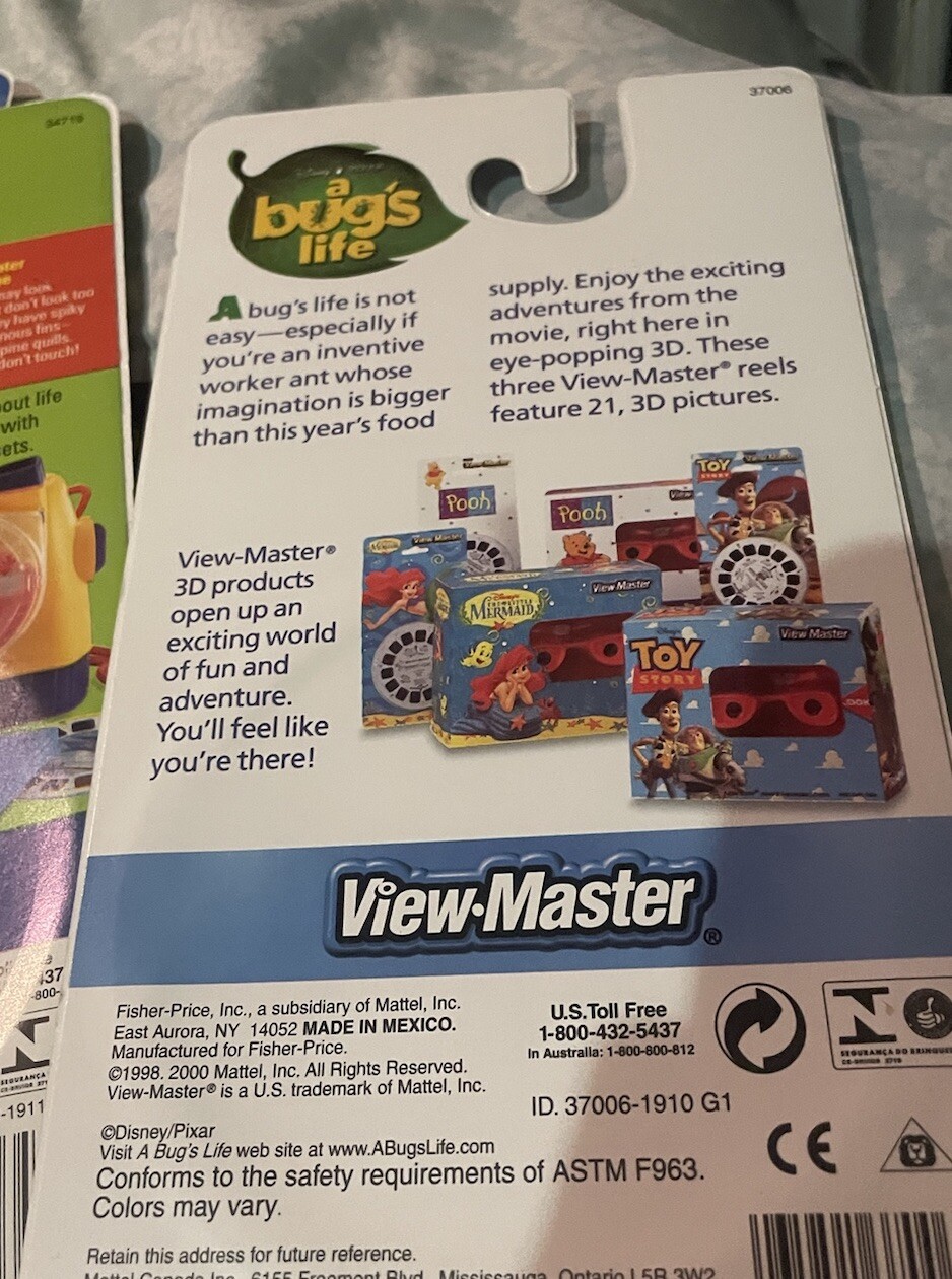 Various Vintage Collectible Reel Sets For View-Master 2002( 3 Reels Per Each Set