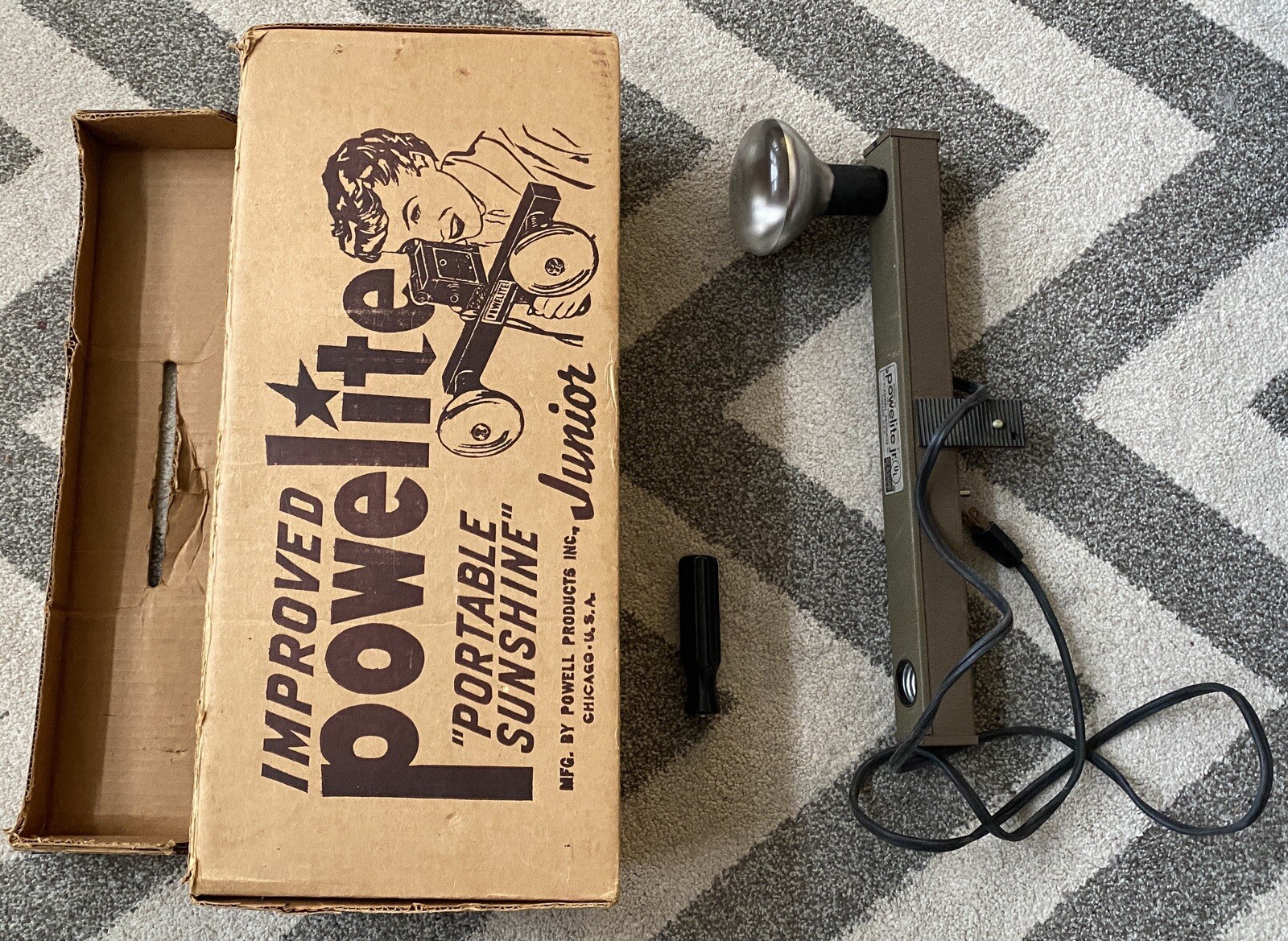 Improved Powelite By Powell Products | 1950 | Model 20 | One Light Missing