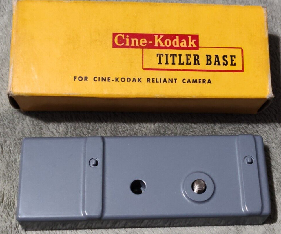 Cine-Kodak Titler with Titler Base