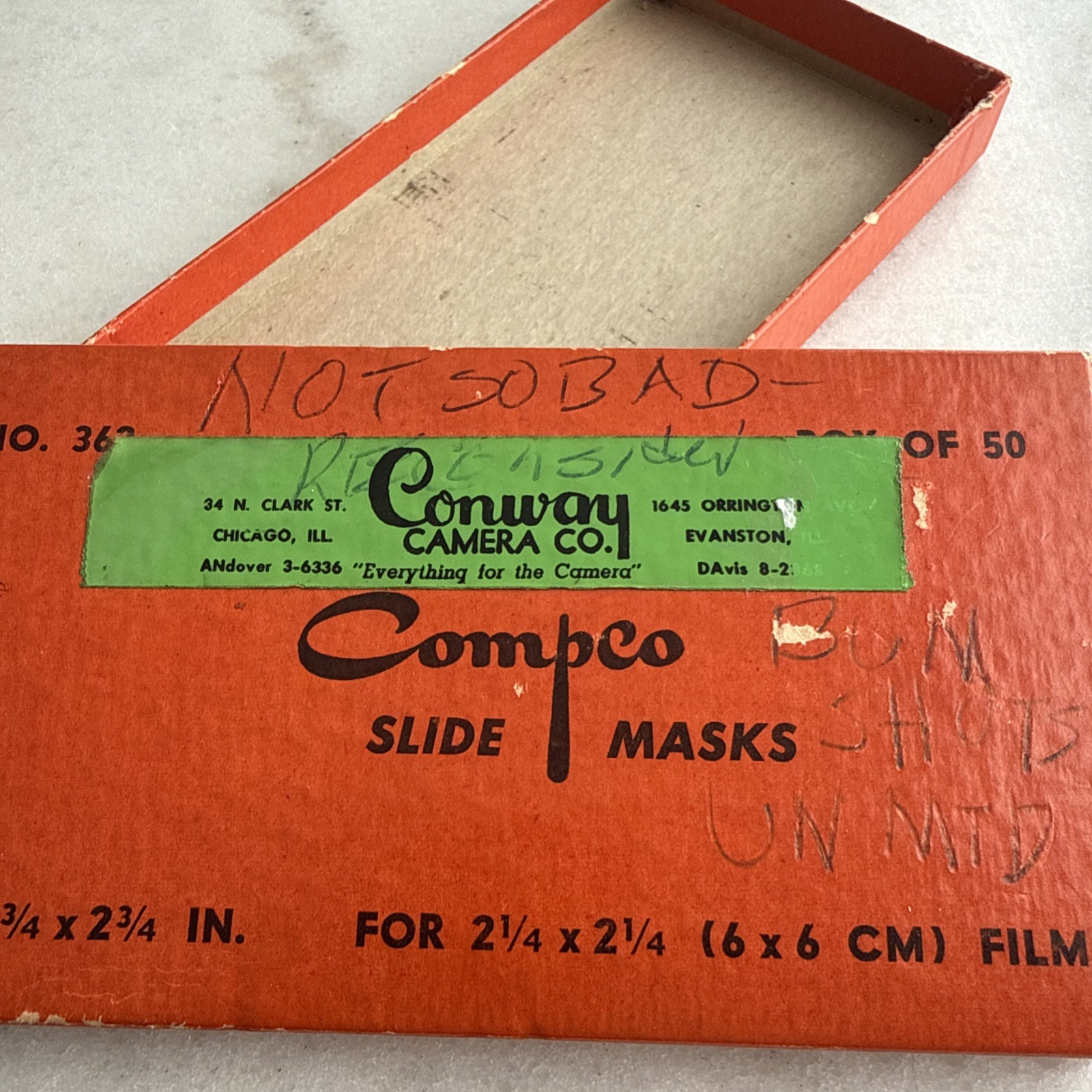 VNTG Compco Slide Masks w/VNTG photos