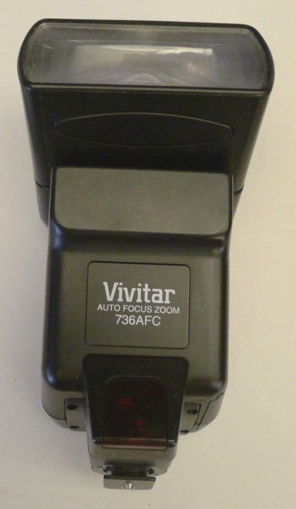 Vivitar Auto Focus Zoom 736AFC Hot Shoe Flash for Canon – TESTED