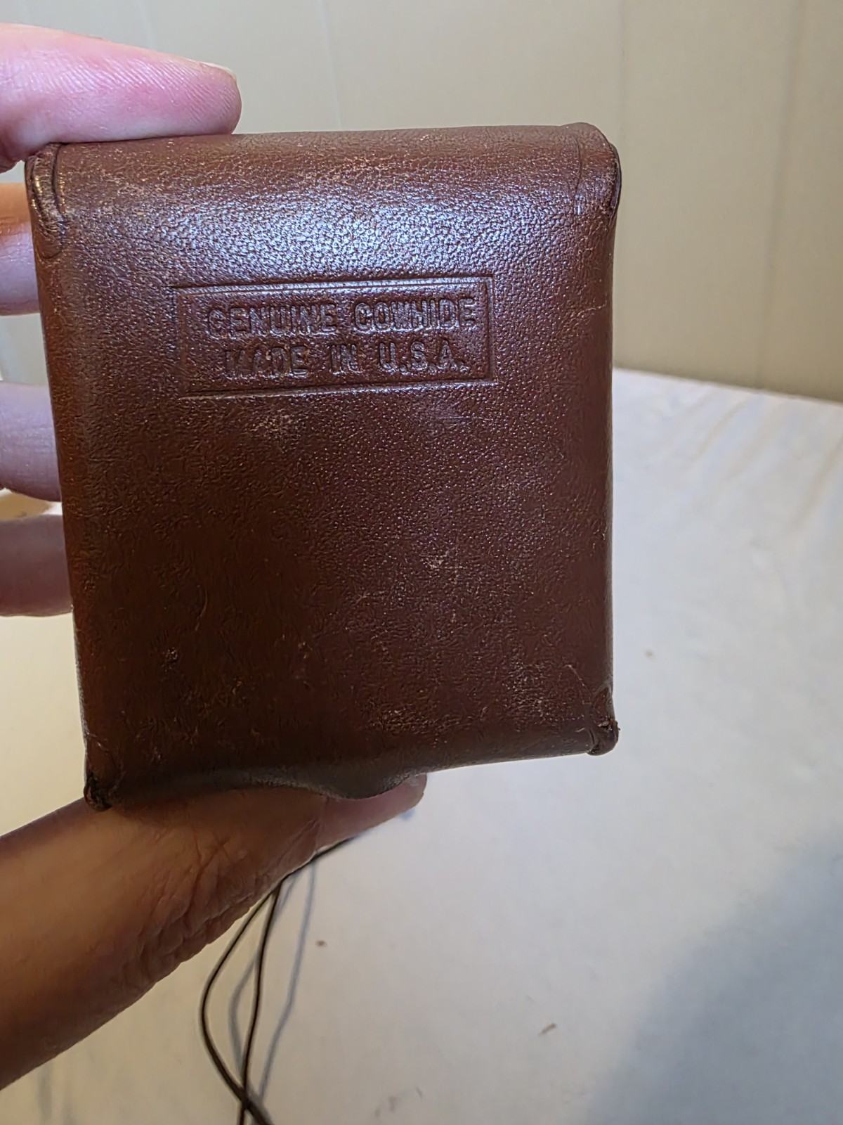 Vintage SKAN Exposure Meter by G-M Laboratories Inc. Chicago USA leather case.