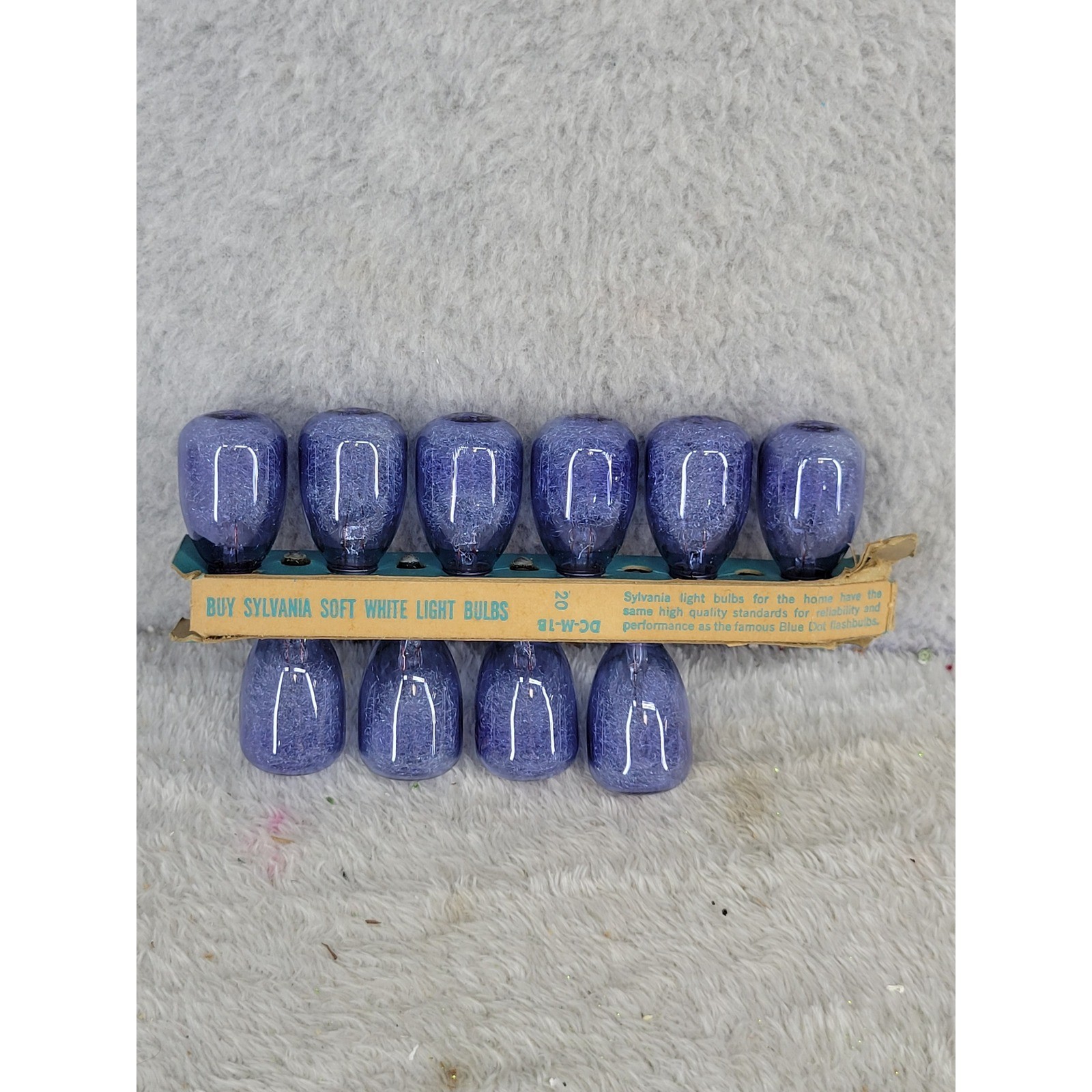 Sylvania Blue Dot Flashbulbs M2B Vintage 10 Count Camera Photography