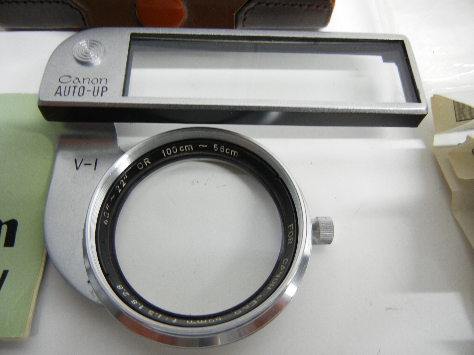 CANON AUTO-UP V-1 Close Up Lens FOR CANON 50mm F1.5, F1.8,F2.8