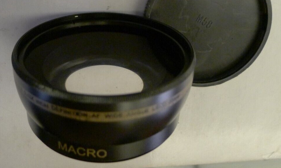 XIT 58mm Pro Series .43X HD AF Wide Angle Lens +Lens Caps BB