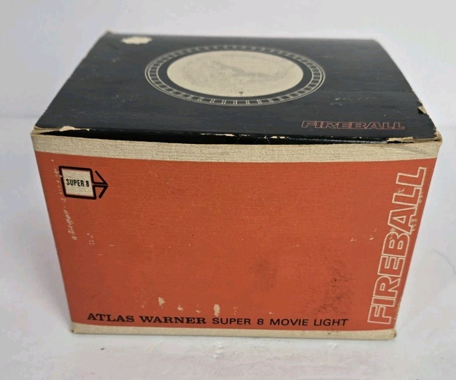 Atlas Warner Fireball Super 8 650 Watt Quartz Lamp Movie Light Flood And Spot