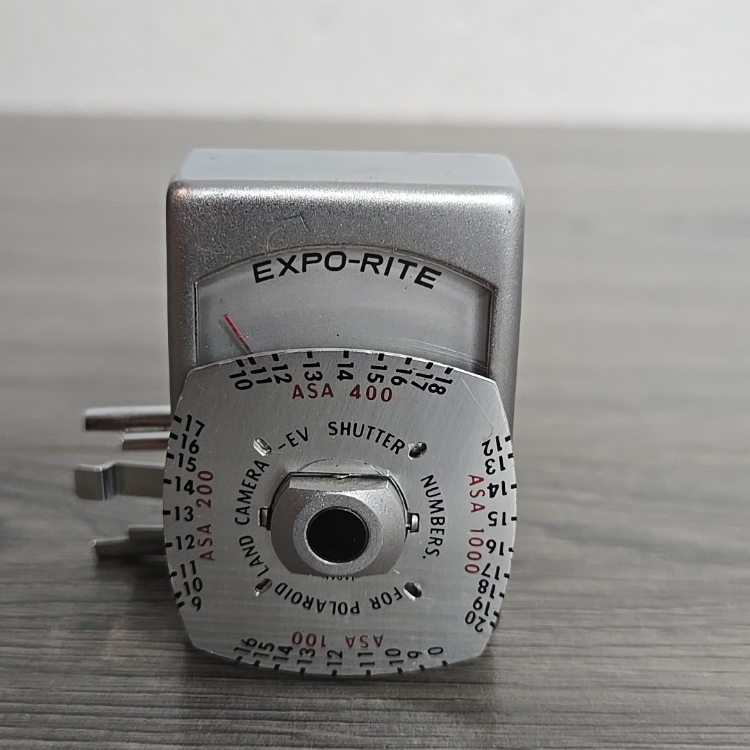 Vnt EXPO-RITE CLIP ON TYPE NE-2 PHOTOELECTRIC EXPOSURE METER FOR POLAROID CAMERA