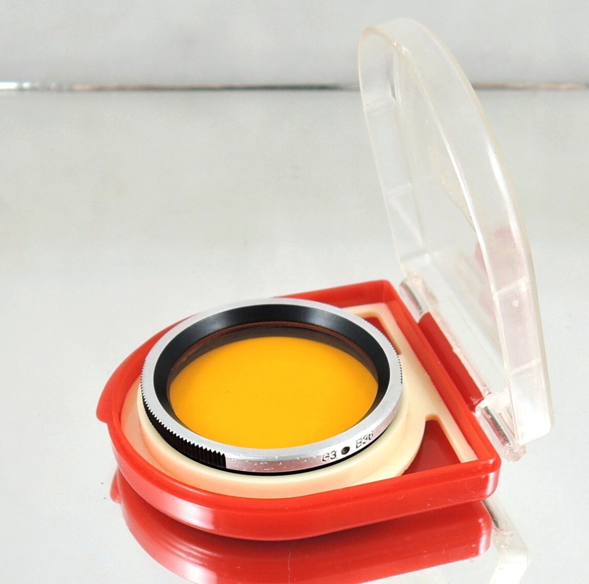 Flexaret G3 B36 Orange Filter MEOPTA Genuine Accessories Bayonet Good Glass
