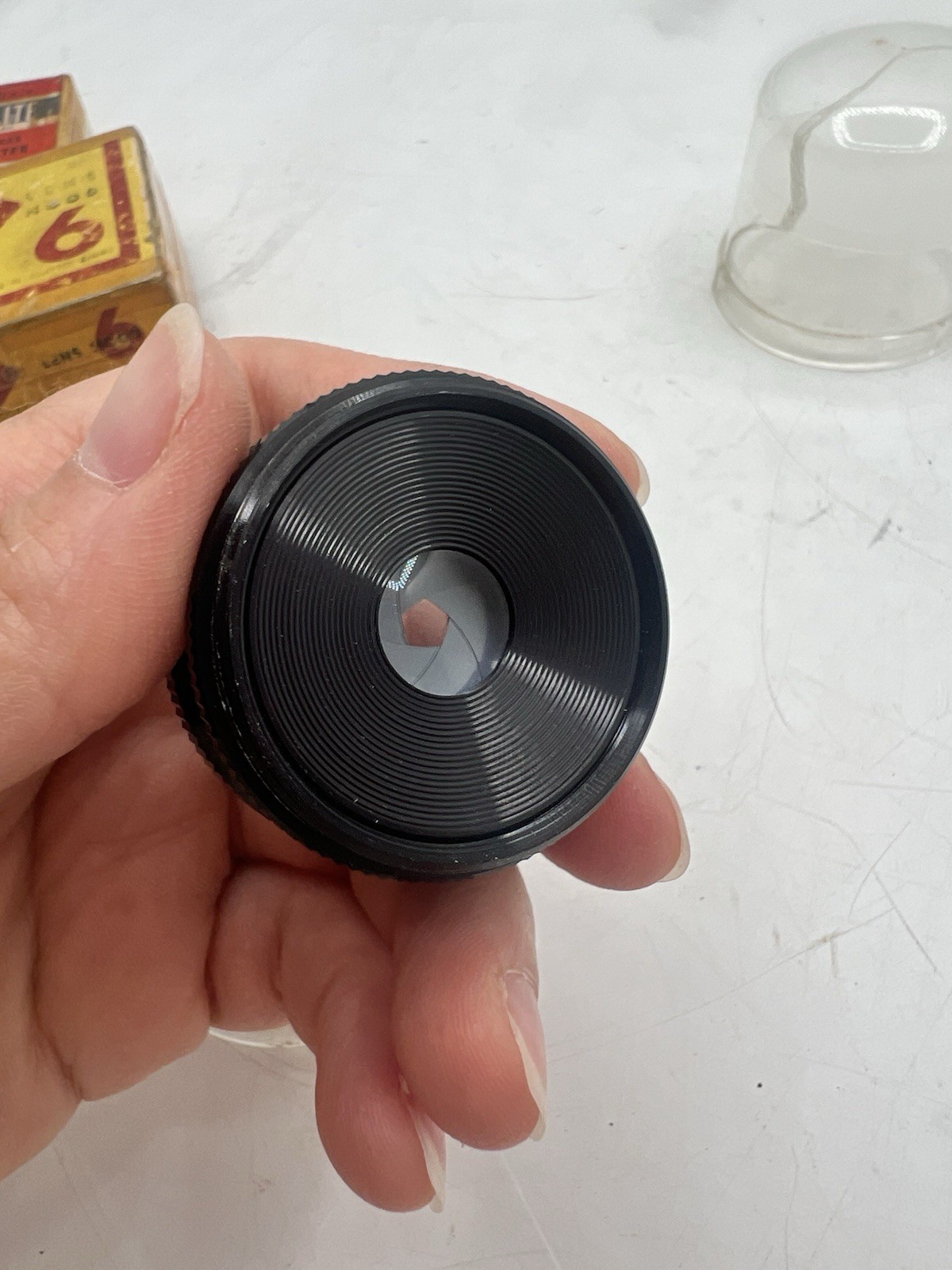 Lot Of Vintage Kodak,Planolite, Camera Accessories Filters, Adapters, Lens Hood