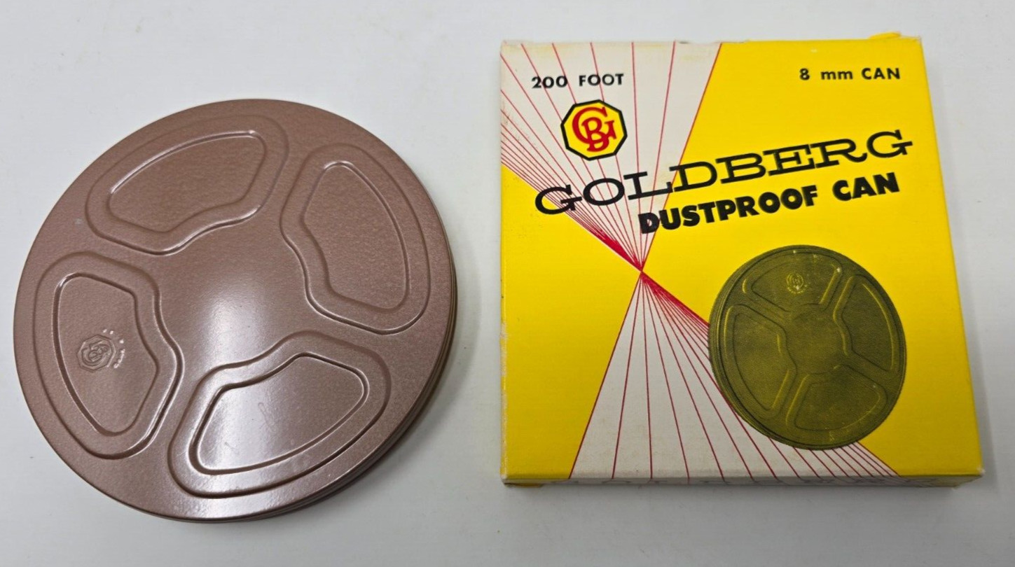 Vintage Goldberg Film Dustproof Cans and Film Grips – No Film Included