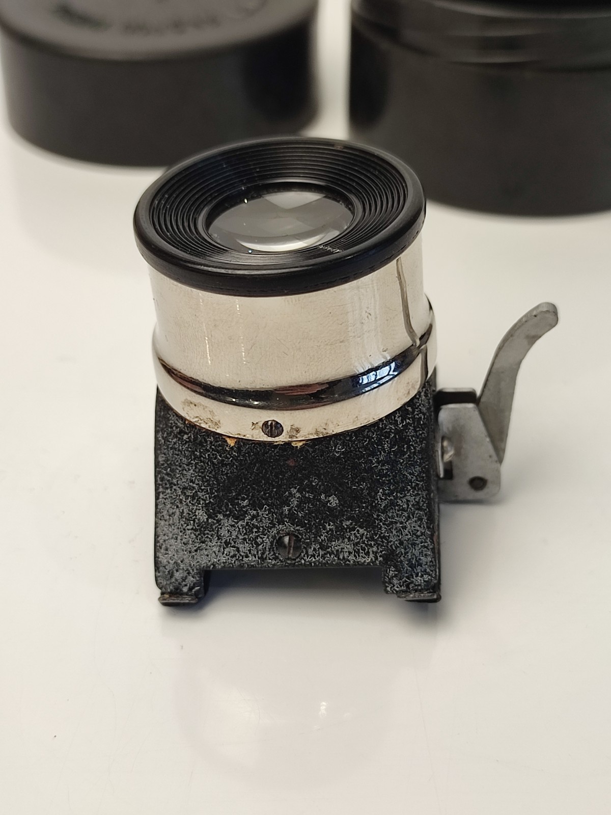 Film Viewing Loupe 5X Magnifier for 35mm Film Slides Negatives Vintage Soviet