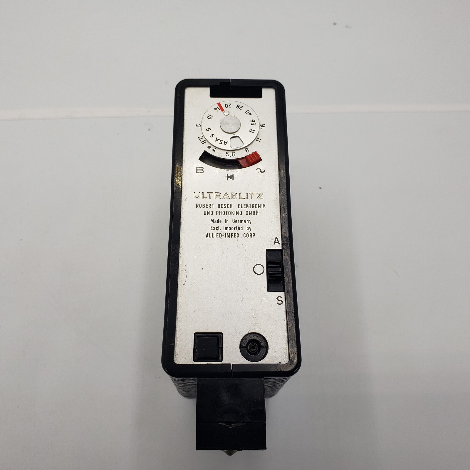 Vintage Bauer E200 AutoBlitz / UltraBlitz Flash With Plug , Made In Germany