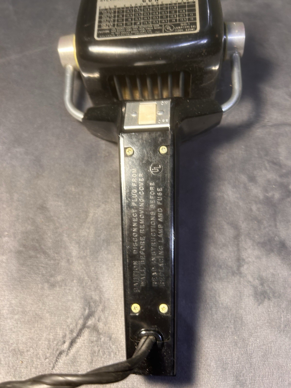 Vintage Sylvania Sun Gun SG-1 Movie Light Handheld Halogen 1960s