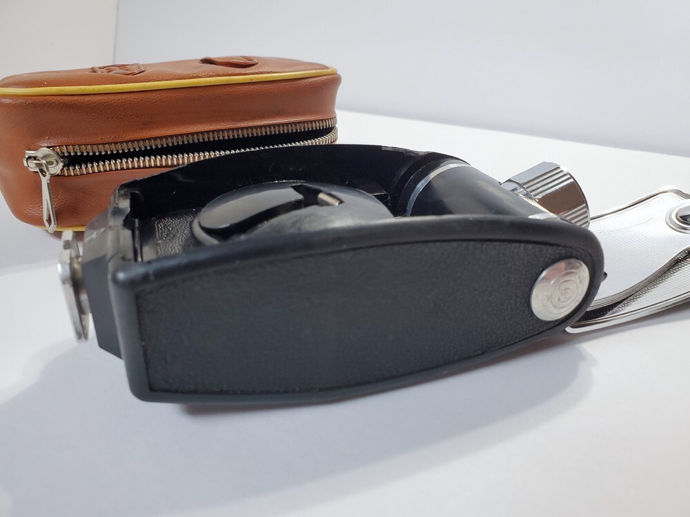 Vintage AGFALUX Flash with Case 35mm Camera Equipment Made in Germany ~ Untested