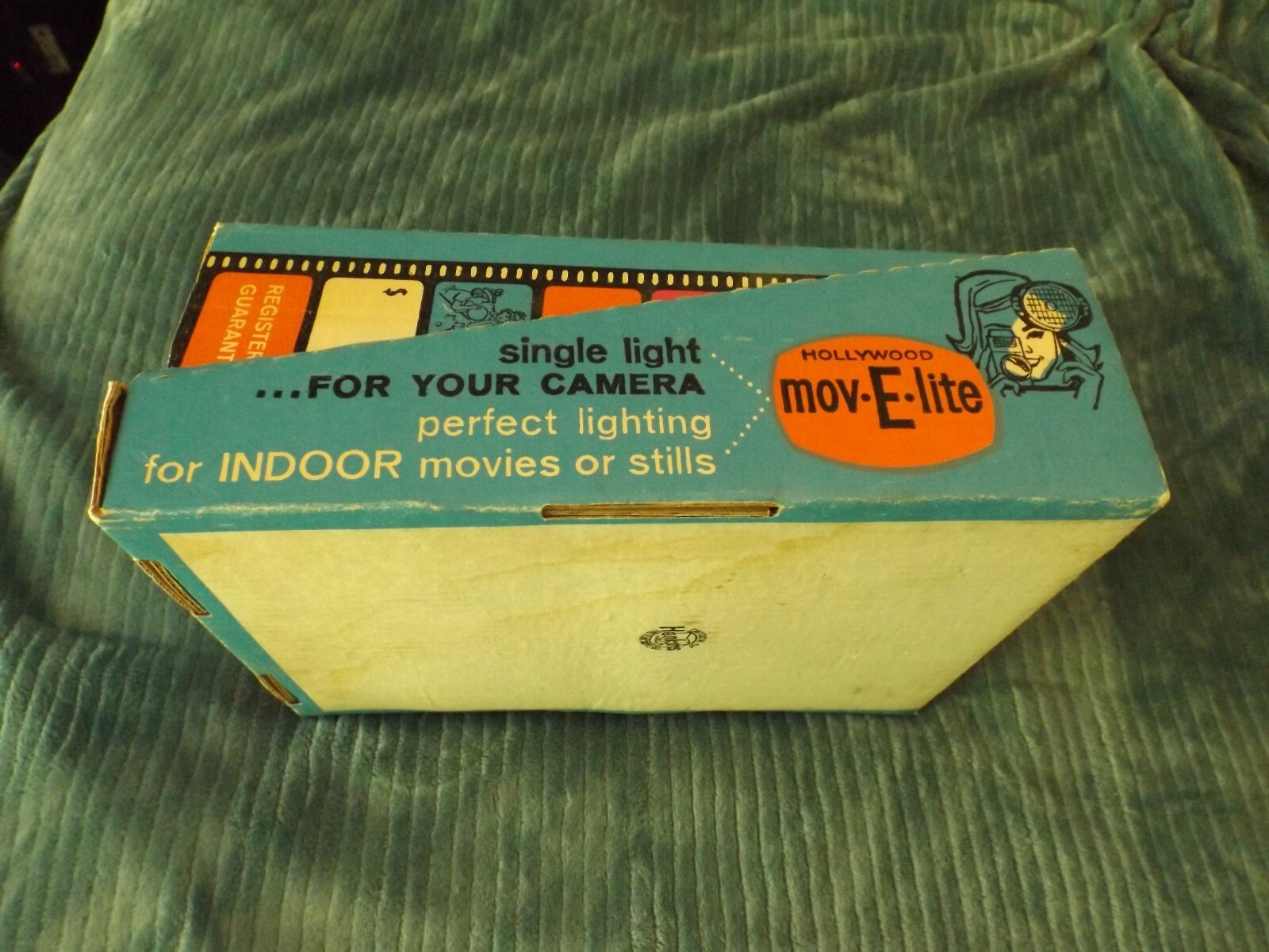 Vintage Hollywood mov-E-lite Antique Camera Lighting w/Original Box