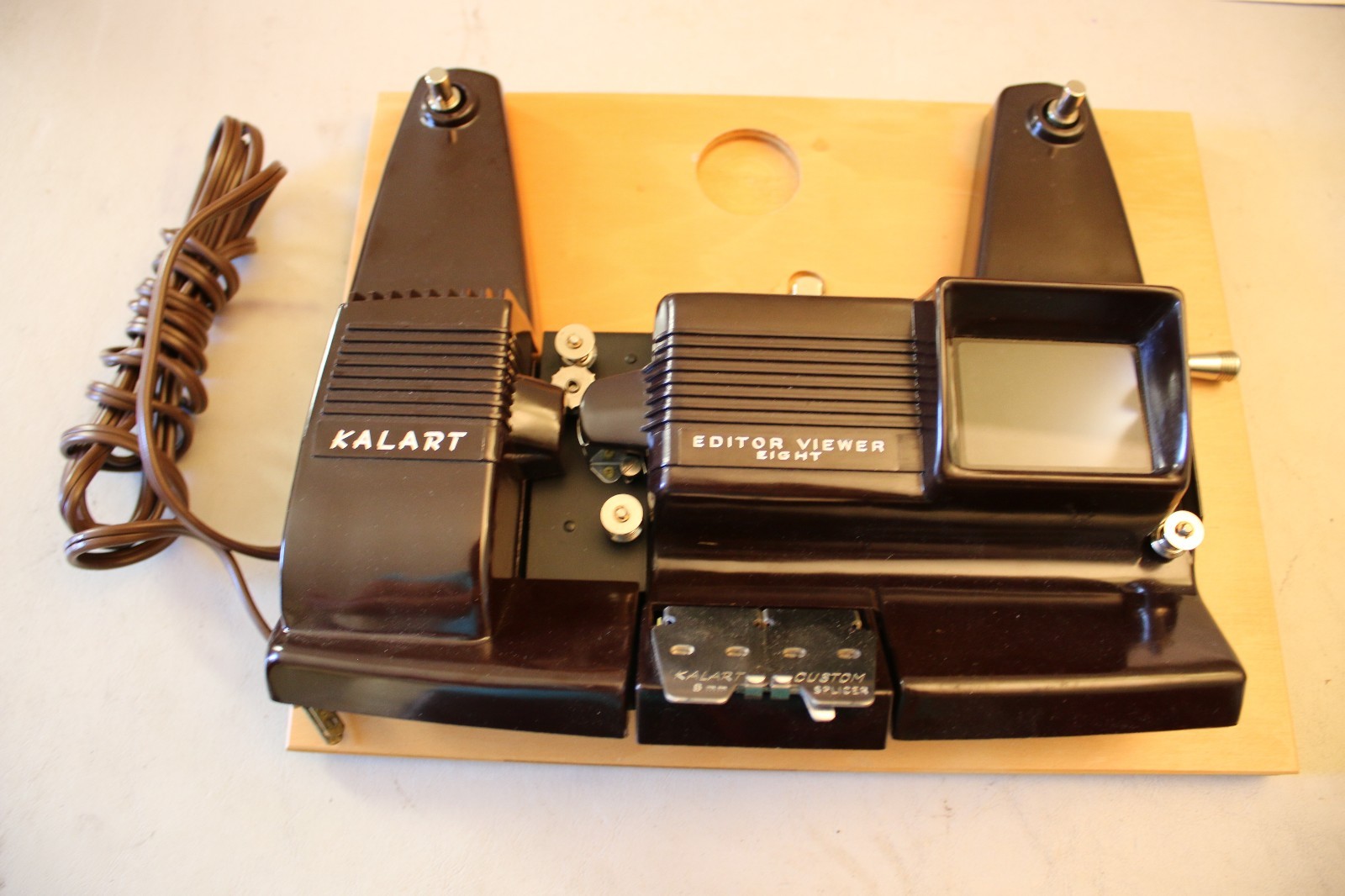 Vintage Kalart Editor Viewer Eight MM Movie Film Splicer W/ Original Box
