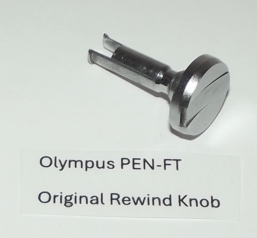 Olympus Genuine Original PEN F FT Film Rewind Knob with Spindle