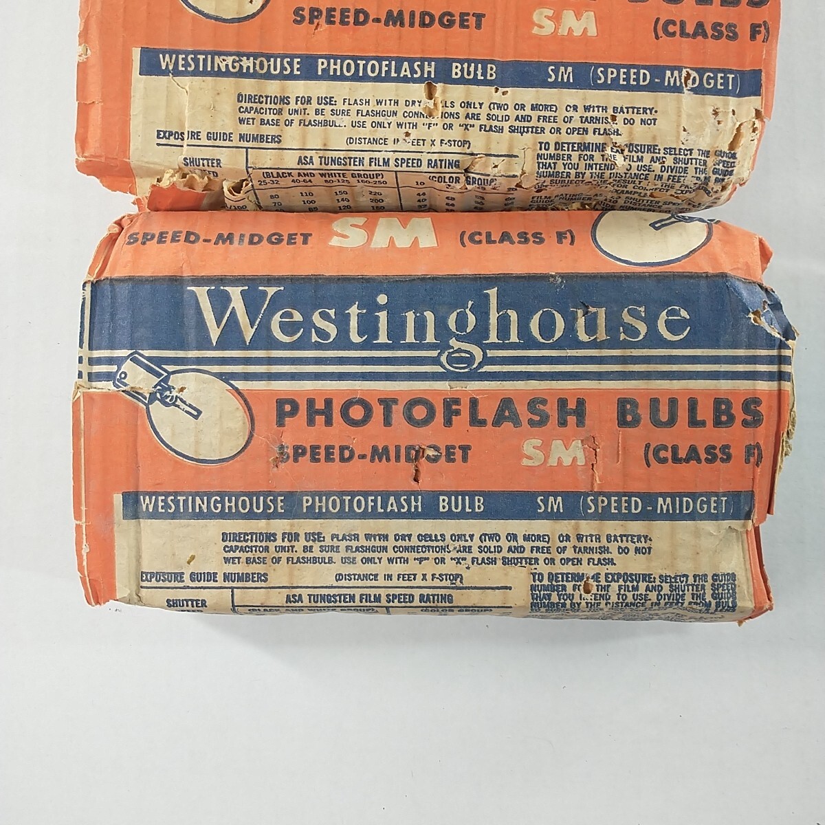 Vintage Photo Flash Bulb Lot Sylvania Westinghouse SM Speed Midget NOS