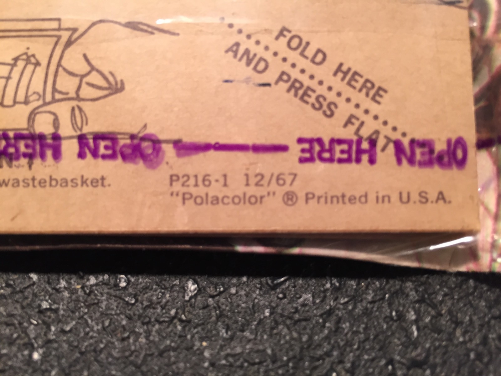 Vintage 60s NEW 9 Polacolor Print Mount Polaroid Camera Photo Backs Sealed 1967