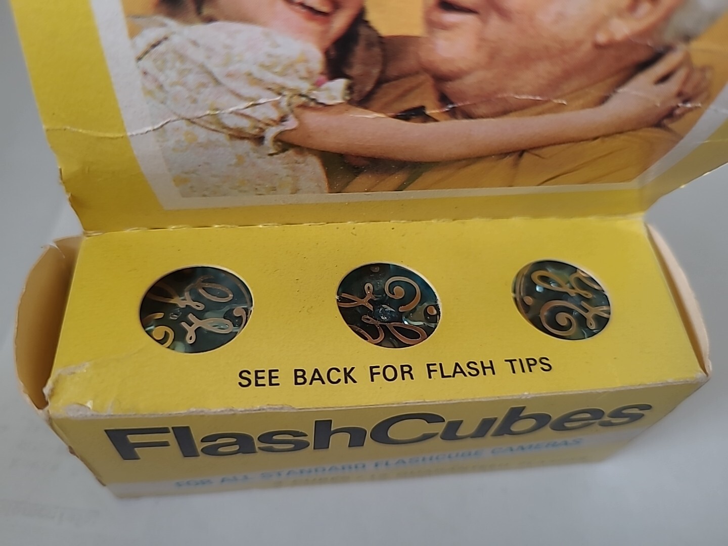 G.E. Flashcubes Vintage 3 cube Original Box NEW General Electric Camera Flash