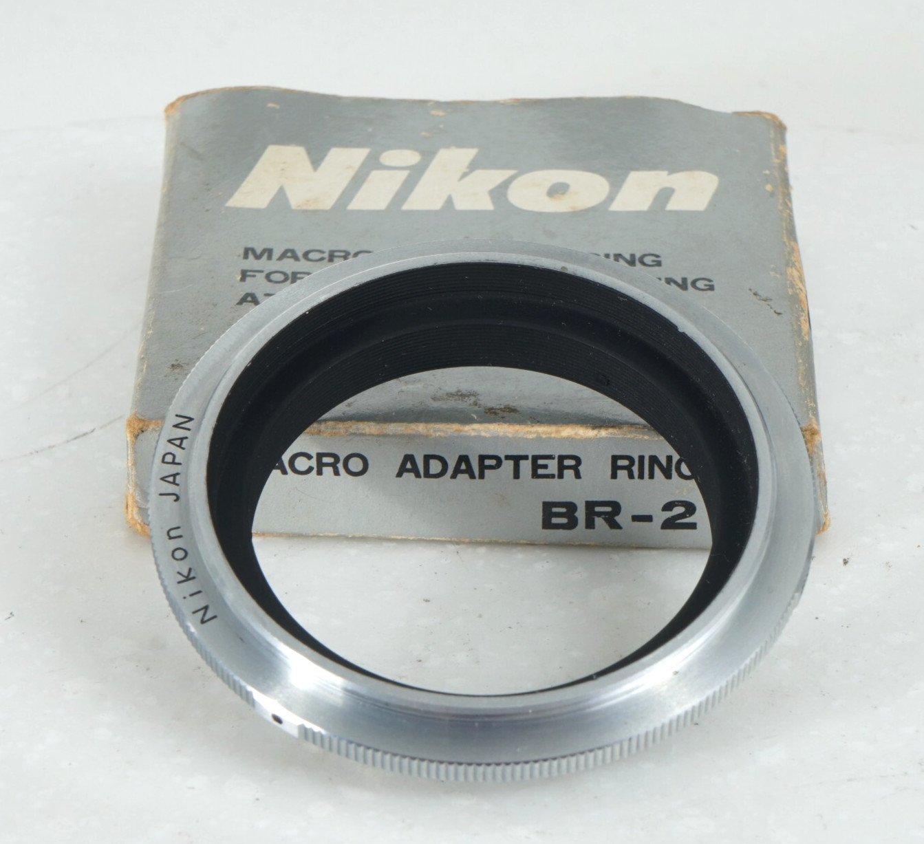 – [EX+++]NIKON BR-2 MACRO ADAPTER RING FOR BELLOWS FOCUSING ATTACHMENT MODEL 2